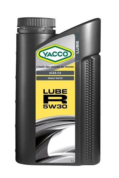 YACCO 5W30 LUBE R/1 YACCO Масло моторное синтетическое 1 л - ACEA C4/C3 RN0720 , MB-Approval 226.51 (фото 1)