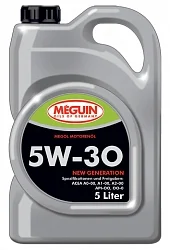 6512 MEGUIN Моторное масло 5W30 синтетическое Megol New Generation 1 л (фото 1)