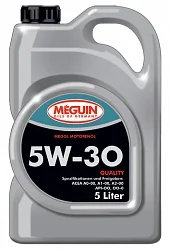 6566 MEGUIN Моторное масло 5W30 синтетическое Megol Quality 1 л (фото 1)