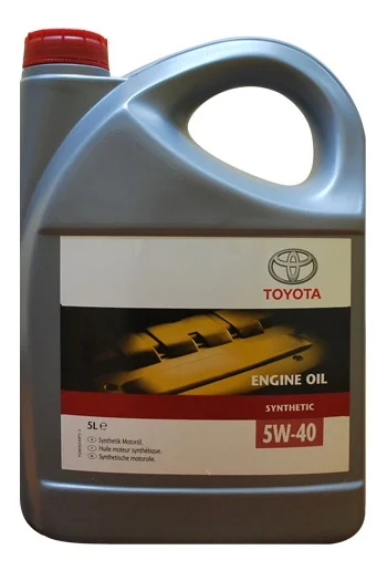 08880-80835 TOYOTA Моторное масло 5W40 синтетическое Engine Oil 5 л (фото 1)
