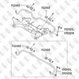 FG0488 FIXAR Втулка подвески (фото 1)