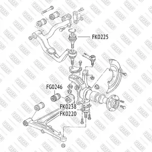 FK0238 FIXAR Шаровая опора (фото 1)