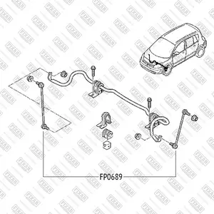 FP0689 FIXAR Тяга стабилизатора (фото 1)