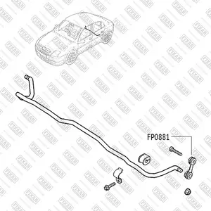 FP0881 FIXAR Тяга стабилизатора (фото 1)