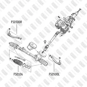 FS0500R FIXAR Наконечник рулевой тяги (фото 1)