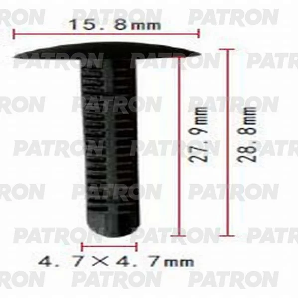P37-0638 PATRON Клипса пластмассовая Acura,Honda применяемость: внутренняя отделка (фото 1)