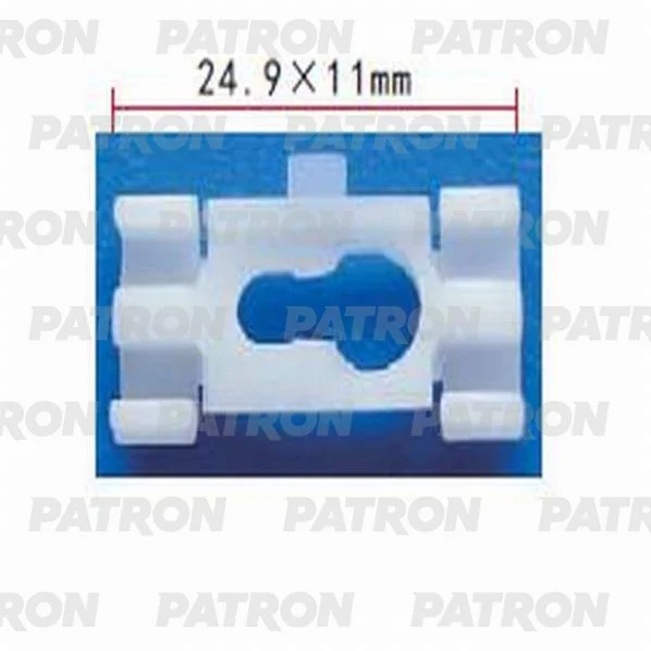 P37-0734 PATRON Клипса пластмассовая GM применяемость: молдинги (фото 1)