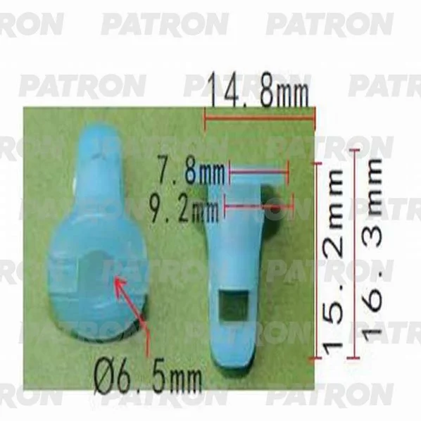 P37-1206 PATRON Фиксатор пластиковый Infiniti,Nissan применяемость: пороги (фото 1)