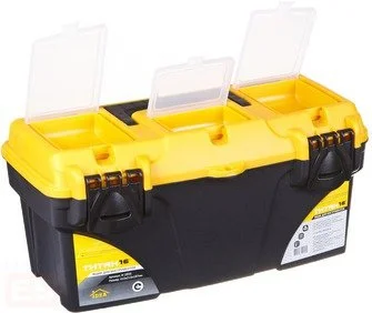 М2935 IDEA Ящик для инструмента пластмассовый ТИТАН 41х21,5х19,7 см (16") с секциями (фото 2)