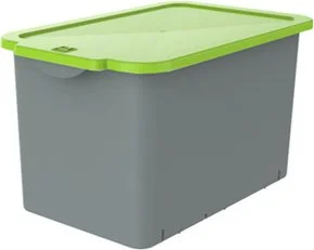 ИК24338000 BEROSSI Коробка для хранения вещей пластиковая Wow Color салатовая (фото 1)