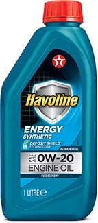 804046NKE TEXACO Моторное масло 0W20 синтетическое Havoline Energy 1 л (фото 2)