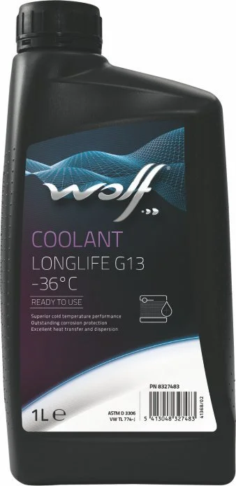 50102/1 WOLF Антифриз G13 красный Coolant Longlife 1 л (фото 1)
