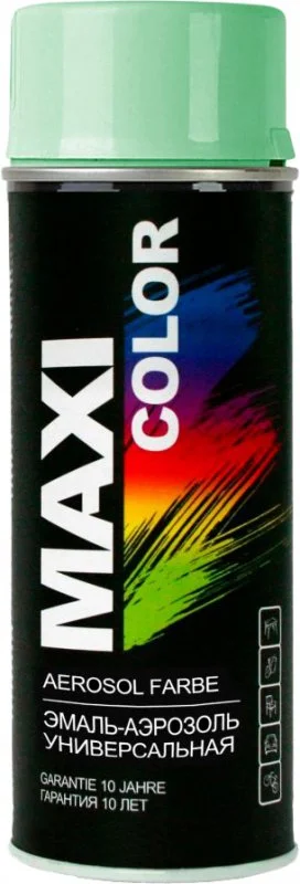 6019MX Maxi Color Эмаль аэрозольная универсальная бело-зелёный 6019 400 мл (фото 1)