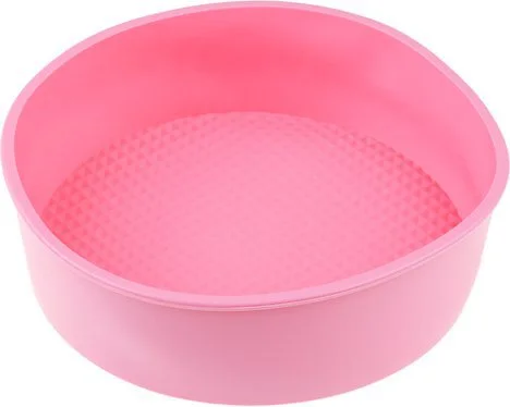 20-013327 PERFECTO LINEA Форма для выпечки силиконовая круглая 20х6 см розовая (фото 1)