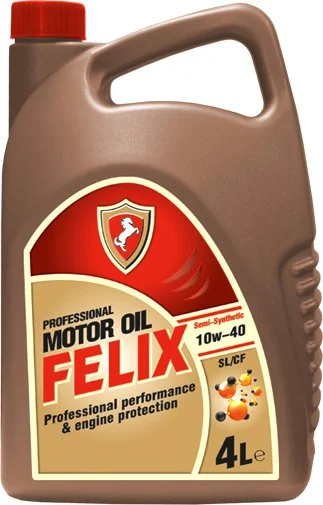 430900013 FELIX Моторное масло 10W40 полусинтетическое SL/CF 4 л (фото 1)