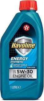 840123NKE TEXACO Моторное масло 5W30 синтетическое Havoline Energy 1 л (фото 2)