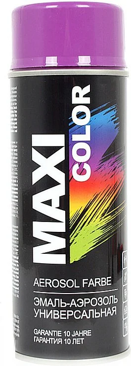 4008MX Maxi Color Эмаль аэрозольная универсальная сигнально-фиолетовый 4008 400 мл (фото 1)