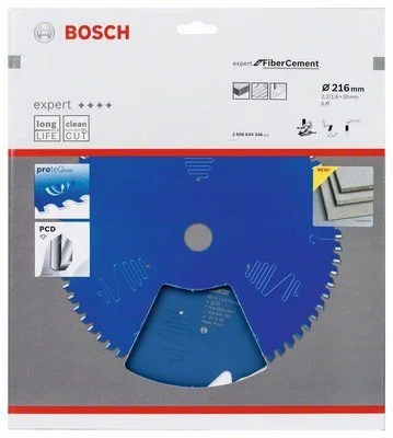 2608644346 BOSCH Диск пильный 216х30/25,4 мм 6 зубьев Expert for Fiber Cement (фото 2)