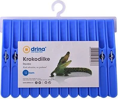 10150 DRINA Прищепки для белья Crocodile 12 штук (фото 3)
