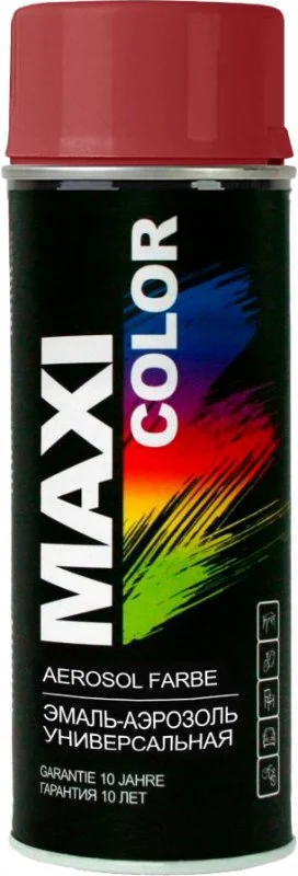 3011MX Maxi Color Эмаль аэрозольная универсальная коричнево-красный 3011 400 мл (фото 1)