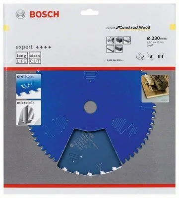 2608644338 BOSCH Диск пильный 230х30/25,4 мм 30 зубьев Construct Wood (фото 2)