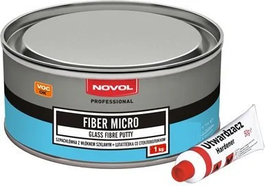1233 NOVOL Шпатлевка Fiber Micro 1 кг (фото 1)