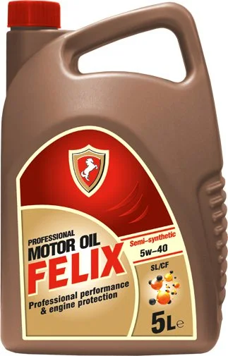 430900003 FELIX Моторное масло 5W40 полусинтетическое SL/CF 4 л (фото 2)