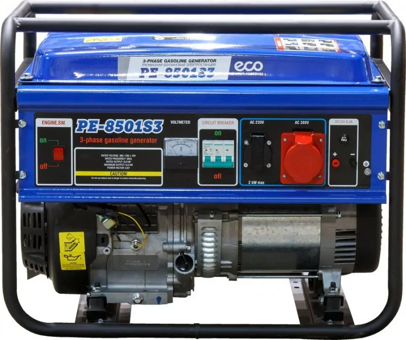 PE-8501S3 ECO Генератор бензиновый PE-8501S3 (фото 3)