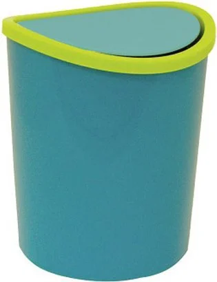 М2490 IDEA Ведро для мусора 1,6 л бирюзовое (фото 1)