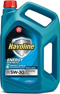 840123MHE TEXACO Моторное масло 5W30 синтетическое Havoline Energy 4 л (фото 2)