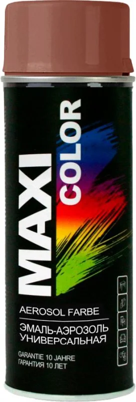 8024MX Maxi Color Эмаль аэрозольная универсальная бежево-коричневый 8024 400 мл (фото 1)