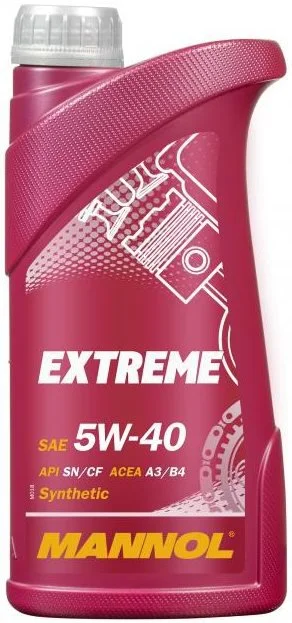 44 MANNOL Моторное масло 5W40 синтетическое Extreme 1 л (фото 1)