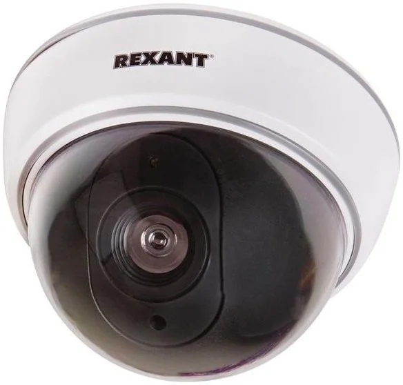 45-0210 REXANT Муляж камеры видеонаблюдения белый (фото 1)
