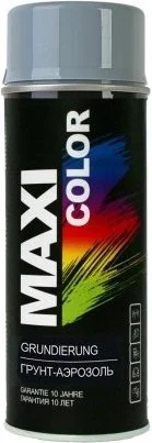 0001MX Maxi Color Грунтовка аэрозольная серый 400 мл (фото 1)