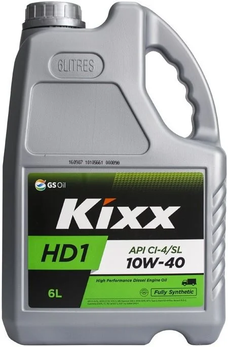 L2061360E1 KIXX Моторное масло 10W40 полусинтетическое HD1 6 л (фото 2)