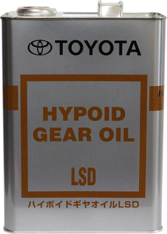 08885-00305 TOYOTA Масло трансмиссионное 85W90 Hypoid Gear Oil LSD 4 л (фото 1)