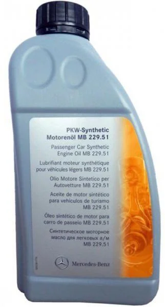 A000989940211ALEE MERCEDES Моторное масло 5W30 синтетическое BENZ Synthetic Engine Oil Service 1 л (фото 1)