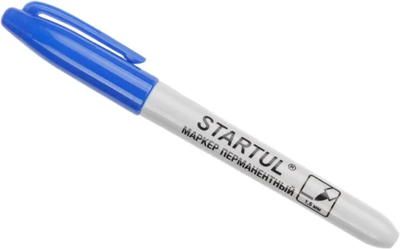 ST4350-02 STARTUL Маркер перманентный фетровый Profi синий (фото 1)