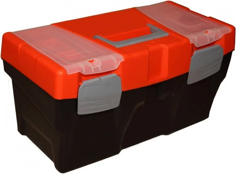 610119 PROFBOX Ящик для инструмента пластмассовый М-60 585х295х295 мм с секциями (фото 1)