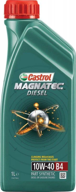 156ED9 CASTROL Моторное масло 10W40 полусинтетическое Magnatec Diesel B4 1 л (фото 2)