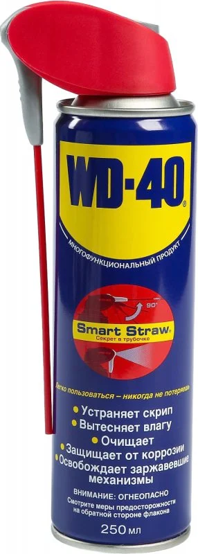 WD-40-250.SS WD-40 Смазочно-очистительная смесь универсальная 250 мл (-250.SS) (фото 1)