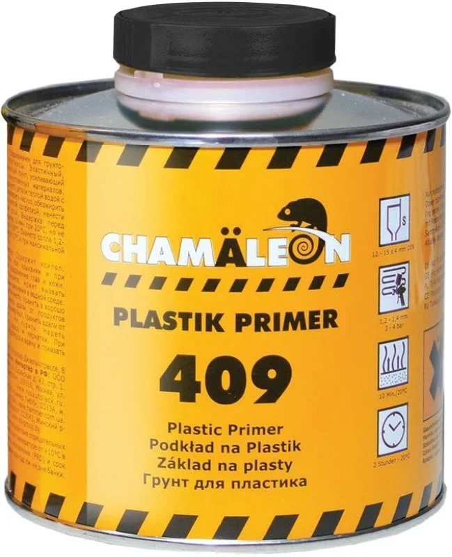 14094 CHAMAELEON Грунт для пластика 409 1K Plastik Primer 0,5 л (фото 1)