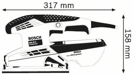 0601070400 BOSCH Шлифмашина плоская (виброшлифмашина) GSS 23 A (фото 3)