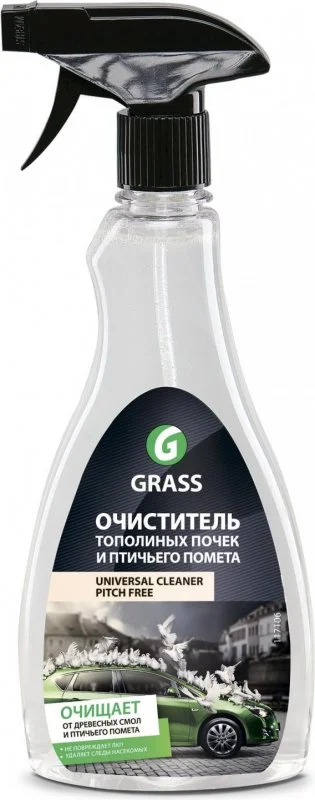 117106 GRASS Очиститель кузова Pitch Free 0,5 л (фото 1)