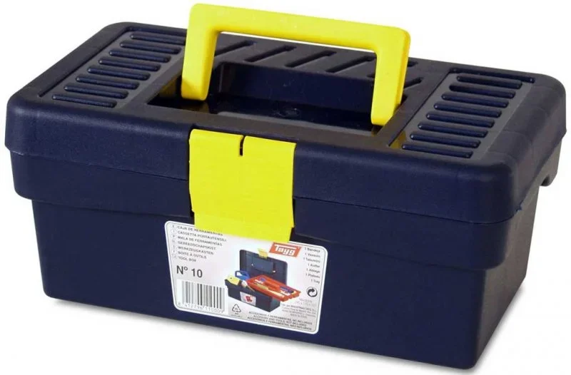 110009 TAYG Ящик для инструмента пластмассовый 29x17x12,7 см с лотком 10 (фото 1)