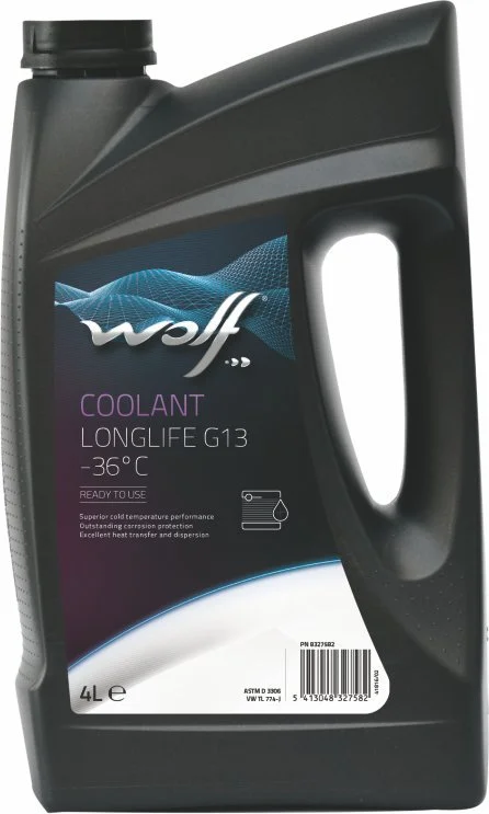 50102/4 WOLF Антифриз G13 красный Coolant Longlife 4 л (фото 1)