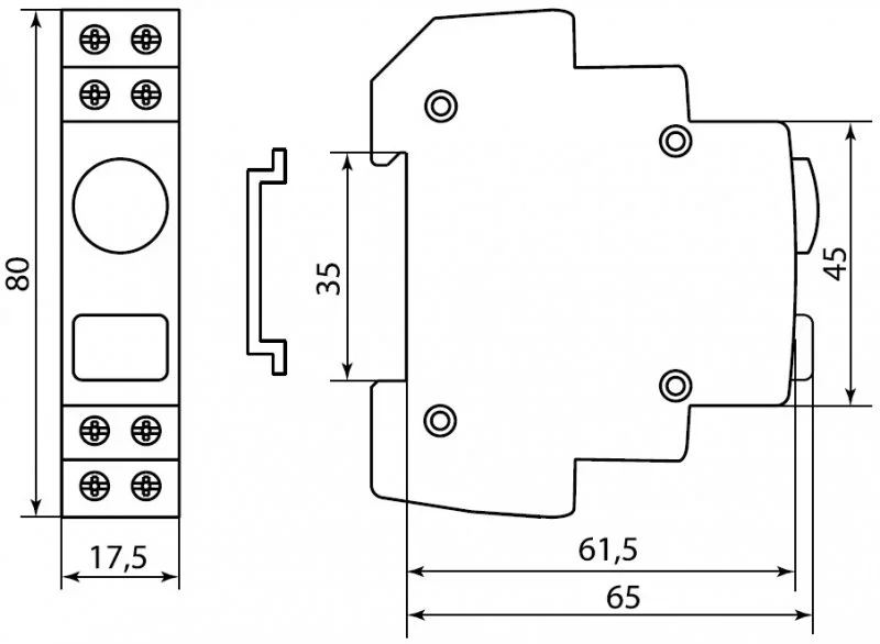 SQ0214-0004 TDM Выключатель кнопочный ВКИ-47 2НО;1НЗ желтый (фото 3)