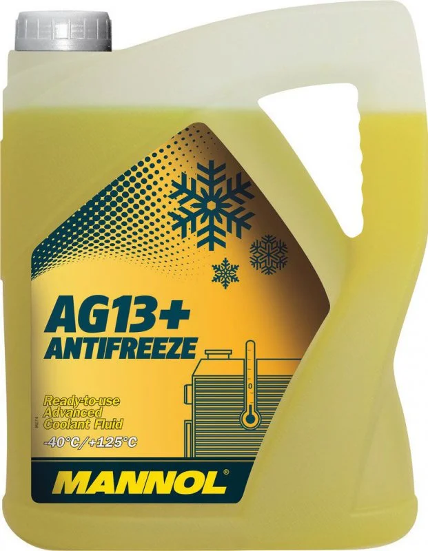 98987 MANNOL Антифриз желтый AG13+ Advanced 5 л (фото 1)