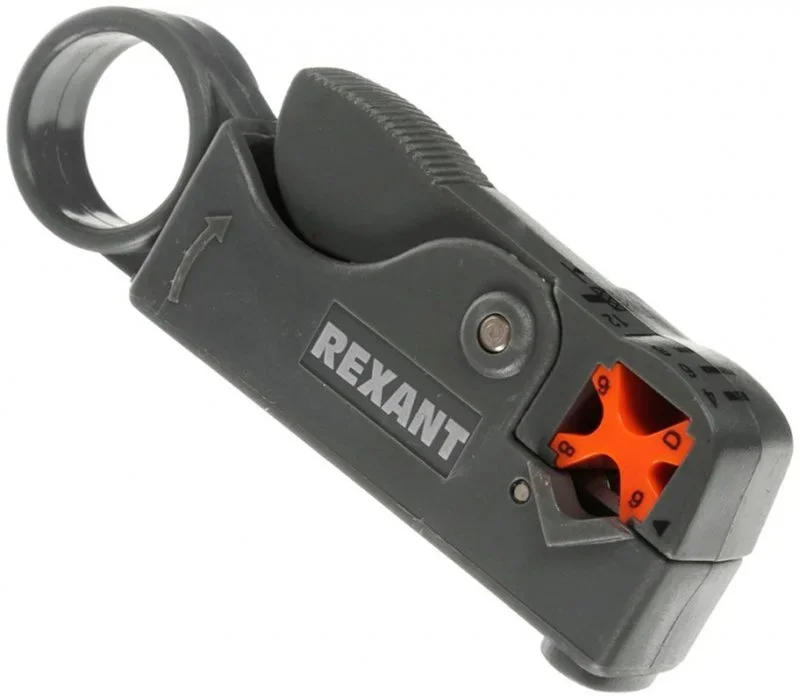 12-4011 REXANT Инструмент для зачистки коаксиального кабеля HT-332 (фото 2)