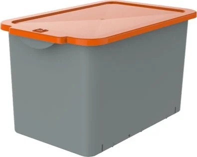 ИК24340000 BEROSSI Коробка для хранения вещей пластиковая Wow Color мандарин (фото 1)
